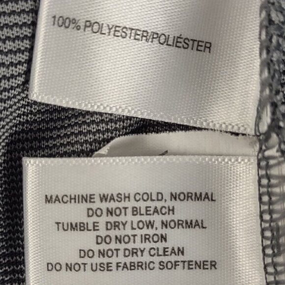 Cutter & Buck Dark Gray Light Gray White Polyester DryTec Polo Golf Shirt Sz XXL - Picture 12 of 12